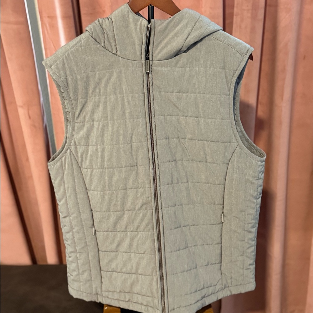Perry Ellis Charcoal Quilted Vest